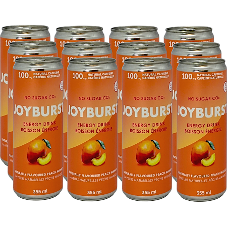 Joyburst Energy Drink - Peach Mango Case